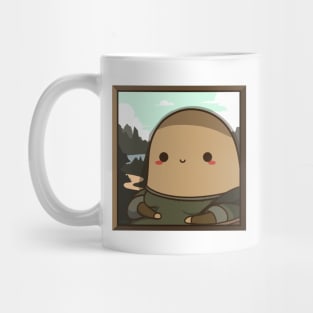 Cute Monalisa Potato Mug